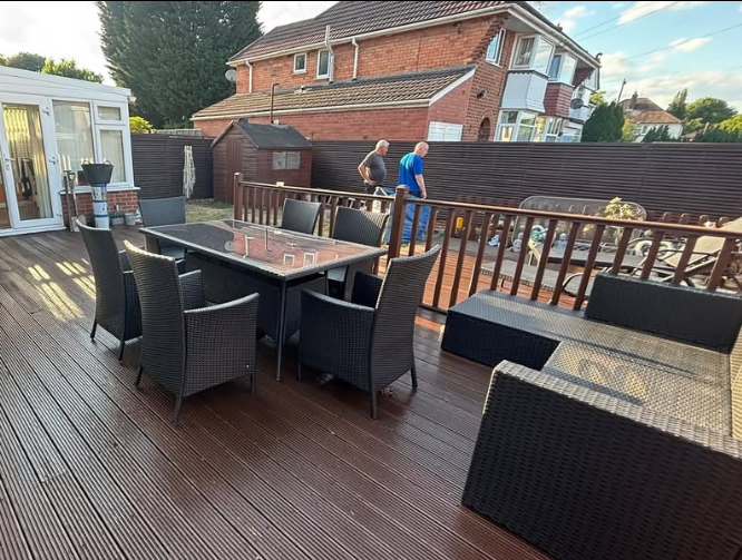 decking Decking cleaned